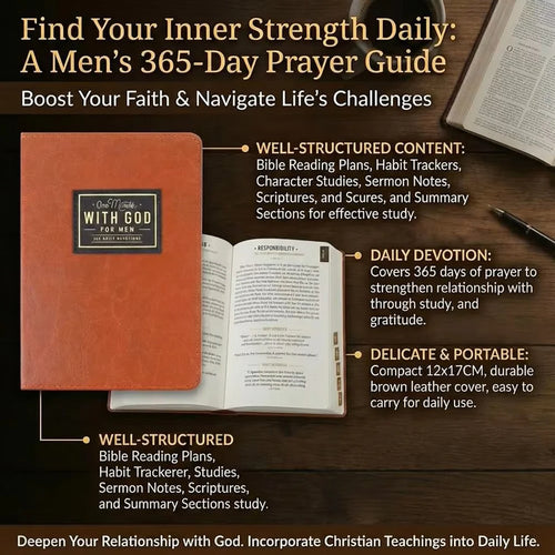 One Minute with God: 365 Daily Devotional For Men